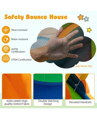 8-in-1 Inflatable Bounce House Water Park without Blower