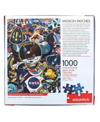 NASA Mission Patches 1000 Piece Jigsaw Puzzle