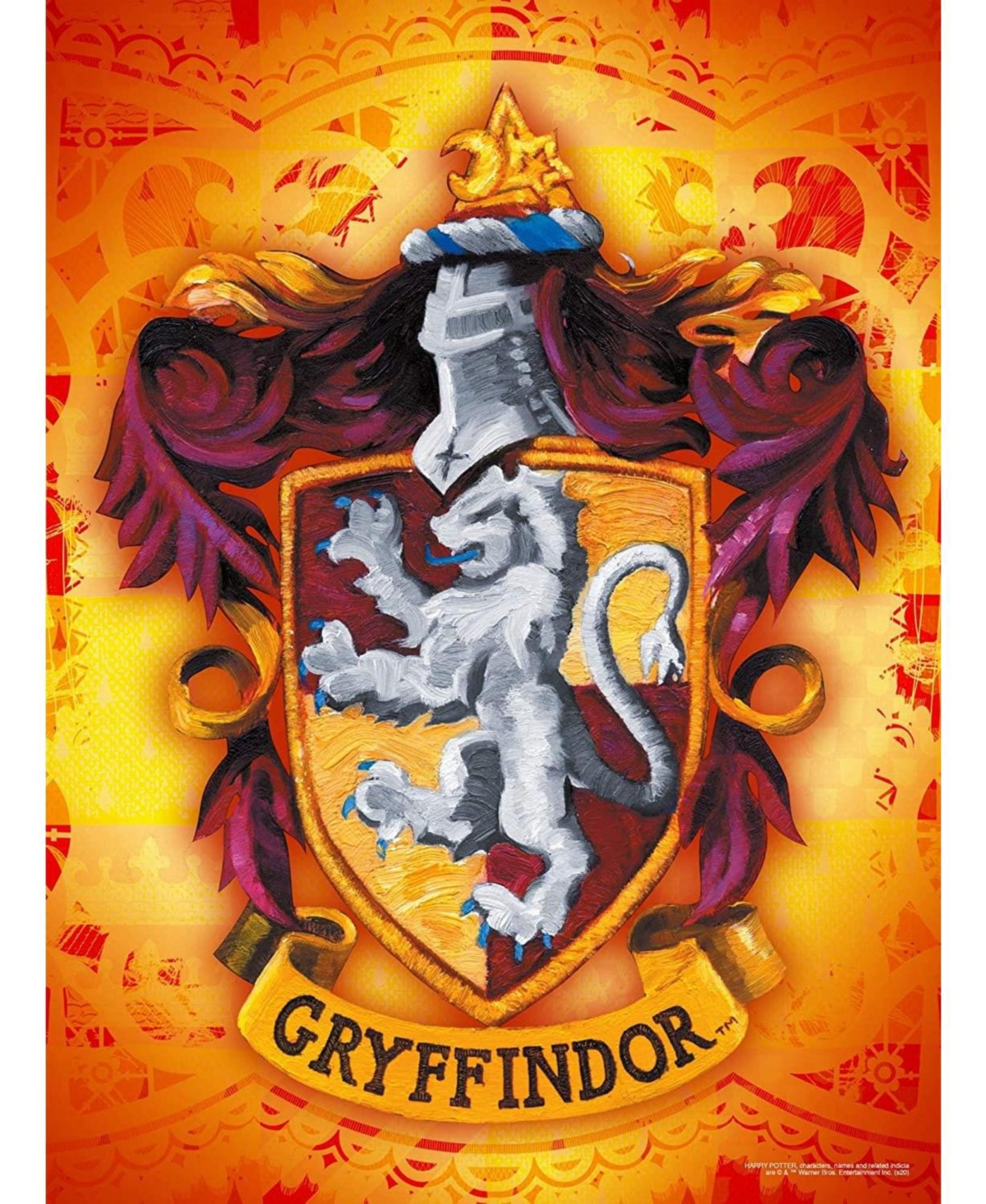 Nmr Distribution Harry Potter Gryffindor Logo 500 Piece Jigsaw Puzzle