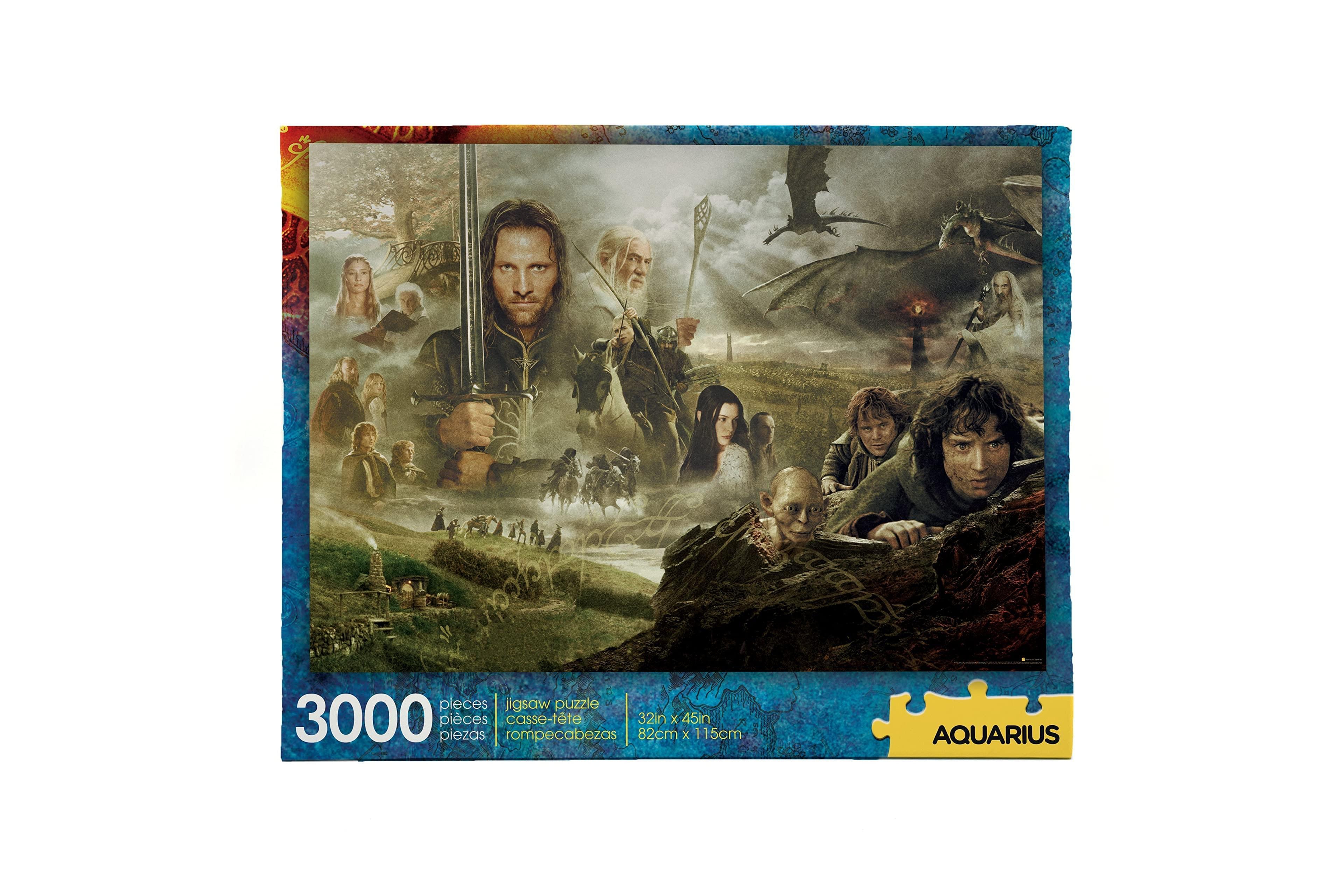 Nmr Distribution The Lord of the Rings Saga 3000 Piece Jigsaw Puzzle