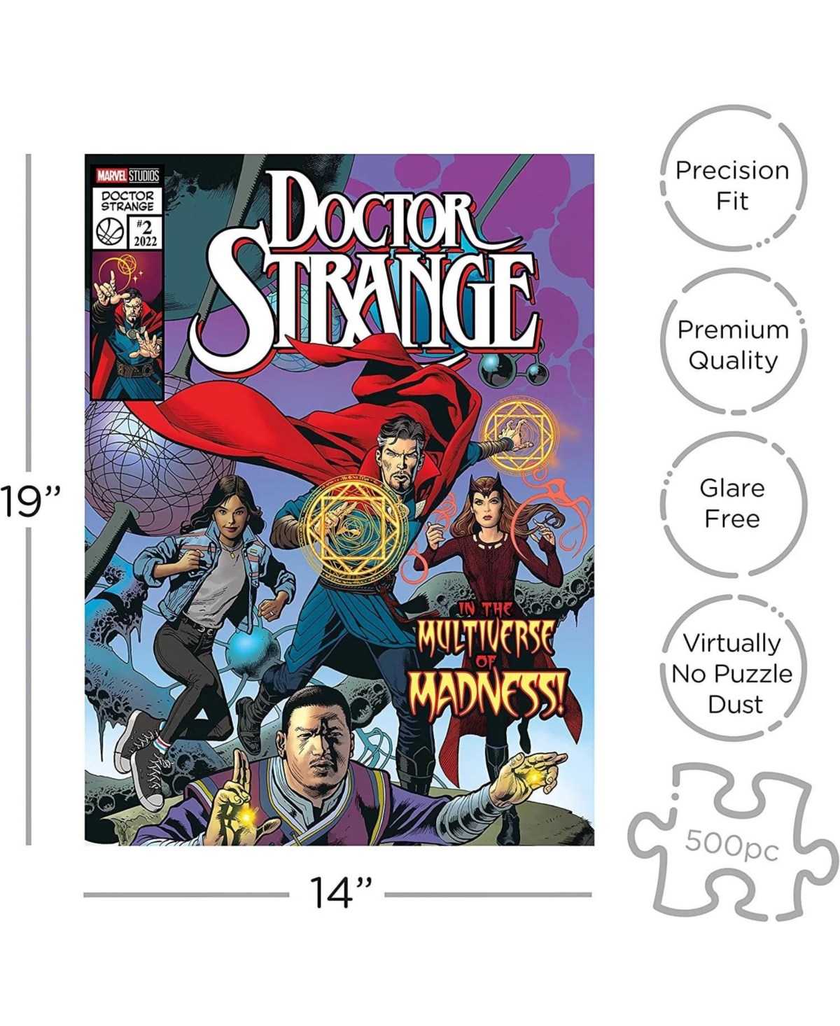 Nmr Distribution Marvel Doctor Strange MultiVerse Comic 500 Piece Jigsaw Puzzle