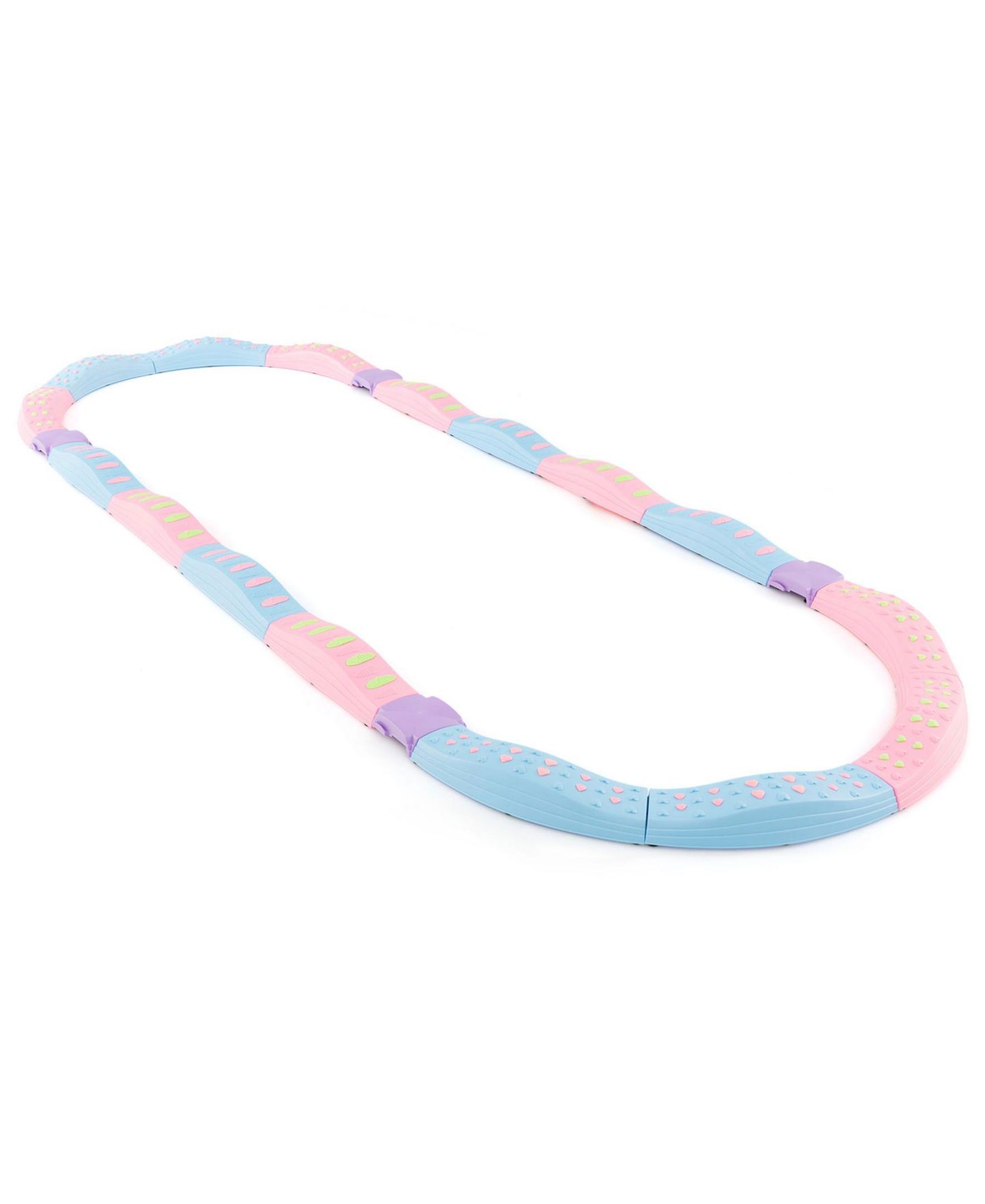 Детские игрушки SUGIFT Kids' Interlocking Balance Beam Set Develops Balance and Coordination, 20-Piece Physical Game, Ages 3+, цвет: Розовый — фото 1