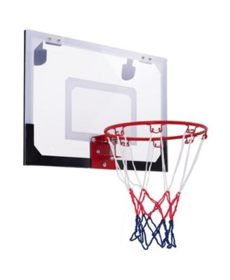 Over-The-Door Mini Basketball Hoop Includes Basketball and 2 Nets