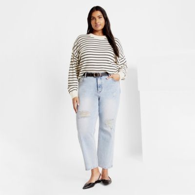 Plus Size Stripe Lilia Sweater