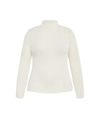 Women's Crinkle Knit Sweater