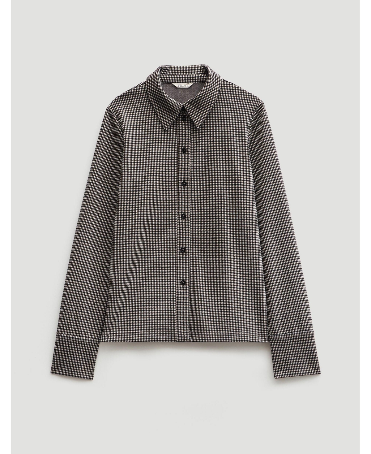 Hush Women's Fitted Check Jersey Shirt