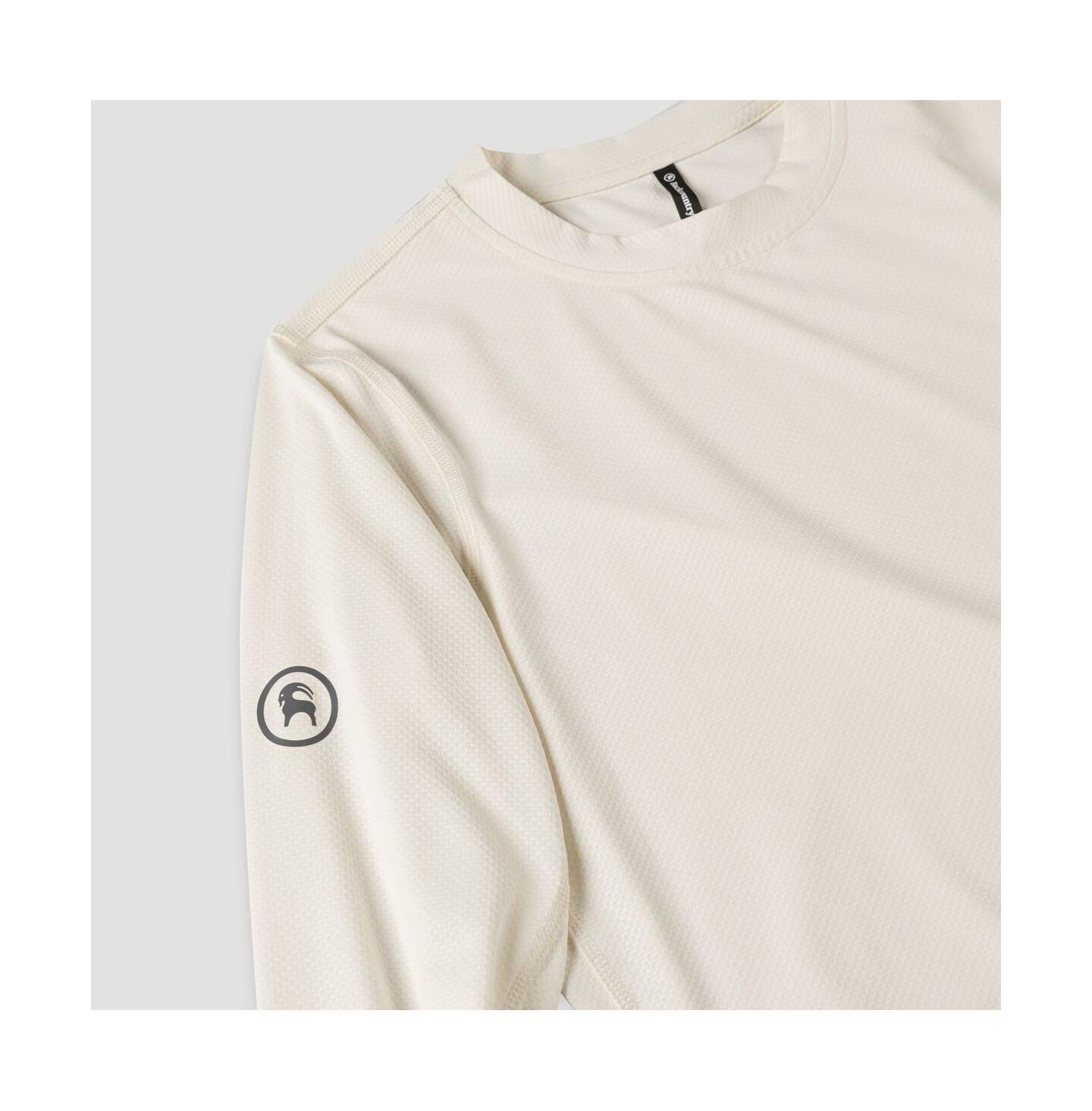 Женский топ Backcountry Tahoe Sun Crew Long Sleeve Performance, цвет: Egret — фото 2