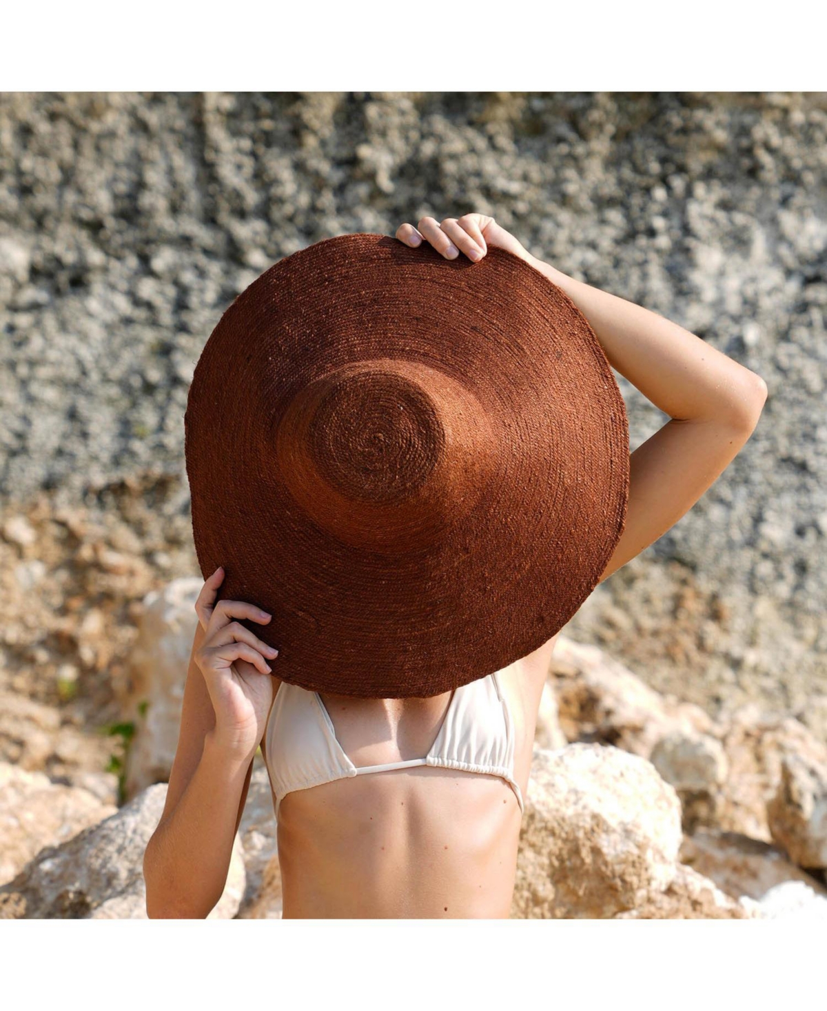 Brunna.co Riri Straw Hat in Burnt Sienna