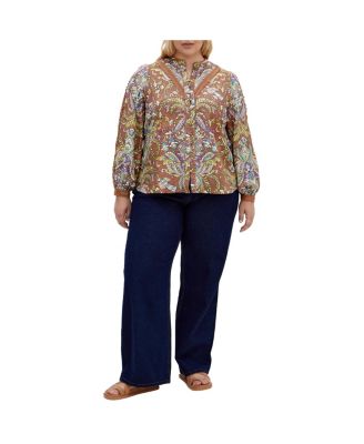 Plus Size Mysteria Print Shirt
