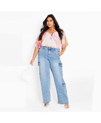 Plus Size Adelina Print Top