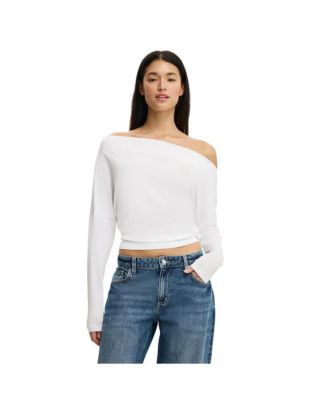 Women's Peyton Off Shoulder Long Sleeve Tops