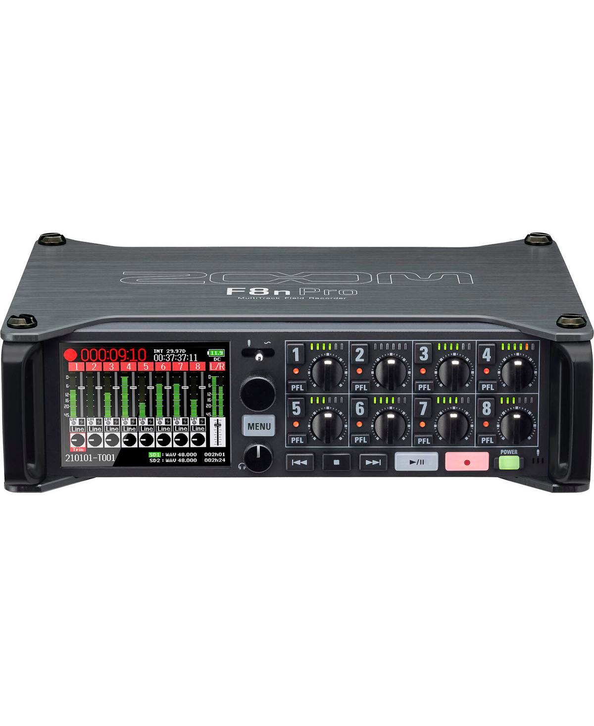 Zoom F8n Pro 8-Channel Multi-Track Field Recorder