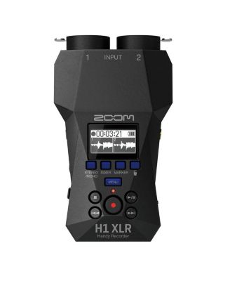 H1 XLR 32-Bit Float Handy Recorder, Bundle with 64GB UHS-I microSDXC Memory Card with SD Adapter, Wireless Lavalier Mic, 4x AA NiMH Batteries,