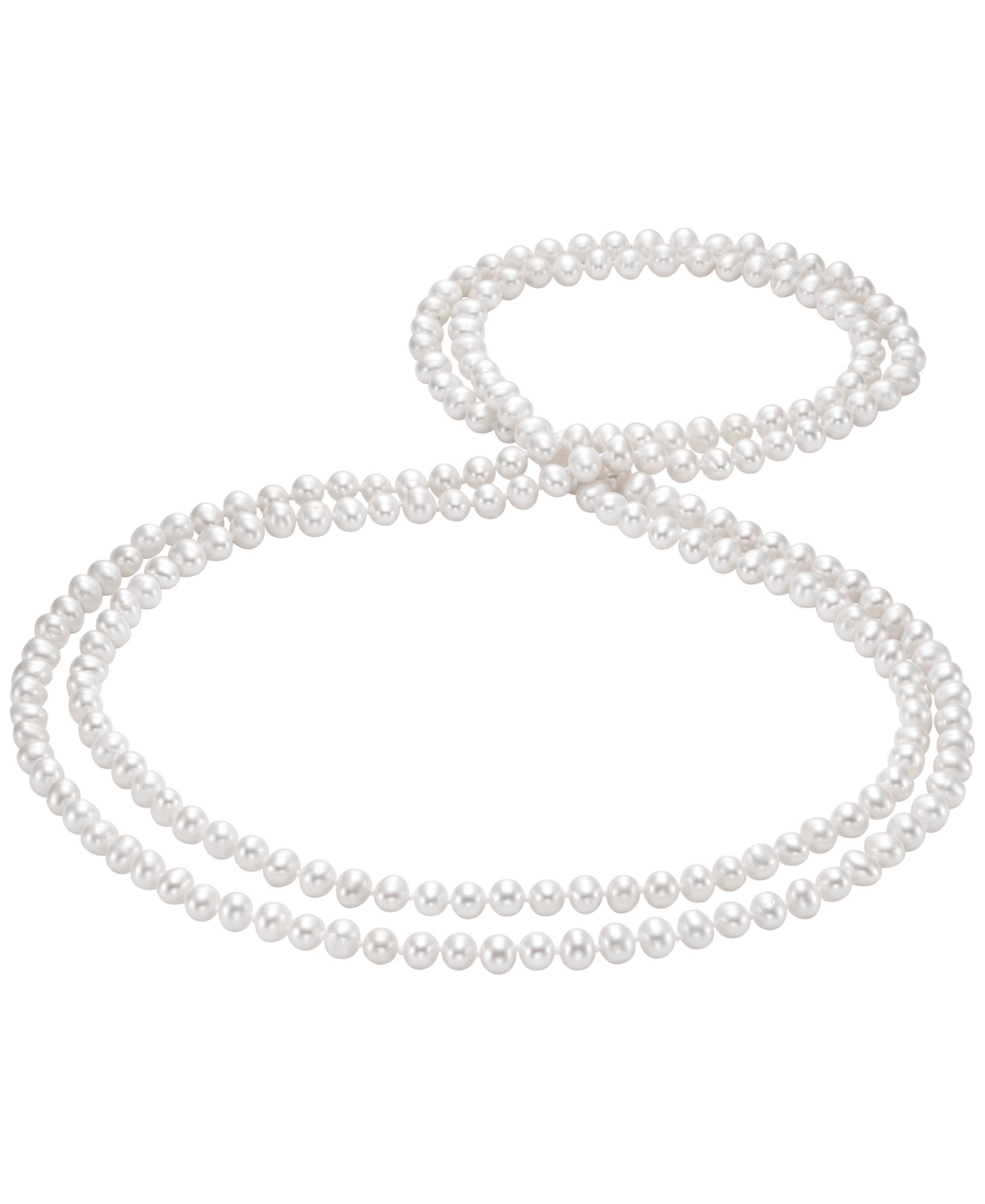 Macy's Cultured Freshwater Pearl Endless Necklace (5-6mm) In White