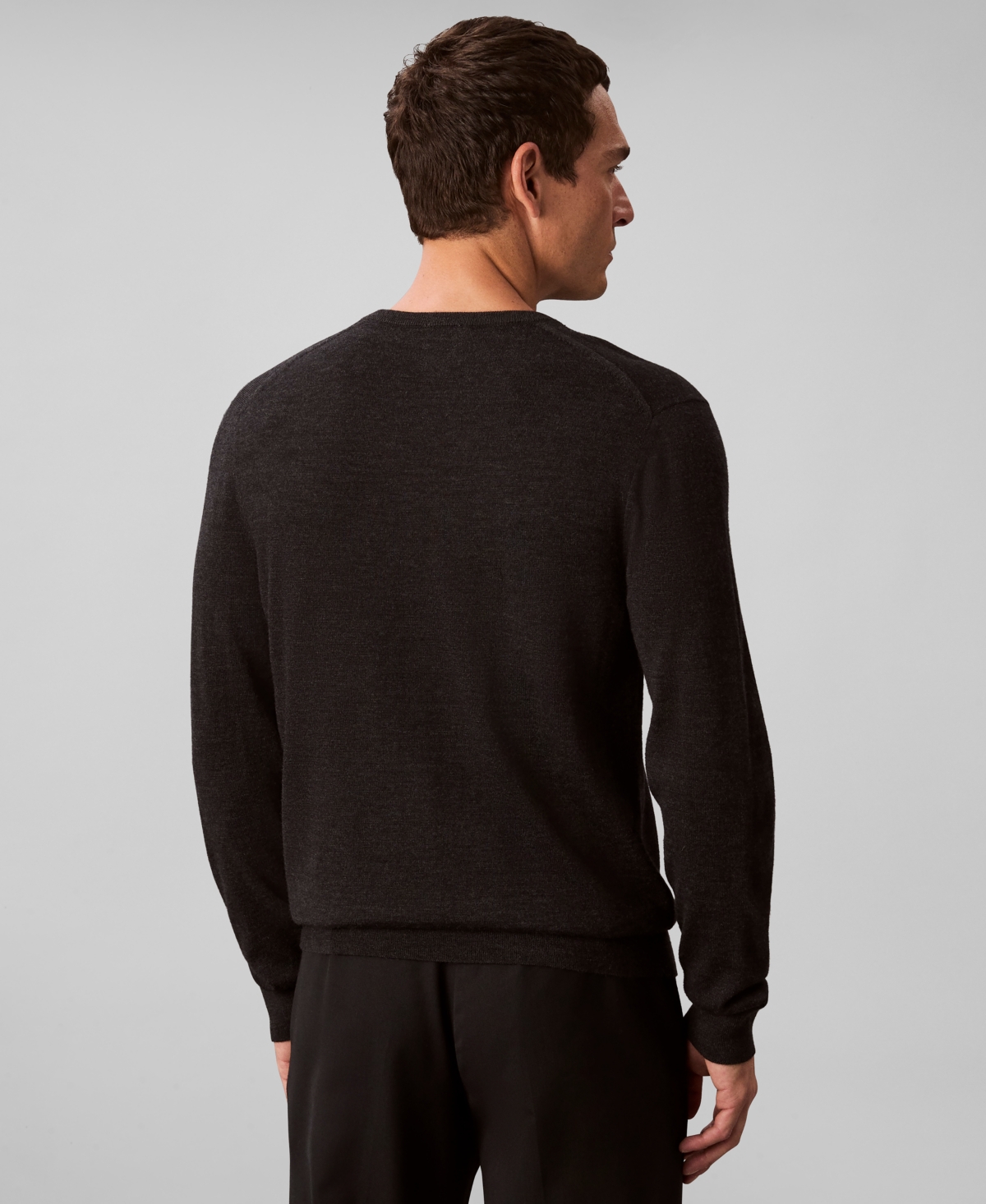 Calvin Klein Men's Merino Wool Blend V-Neck Sweater