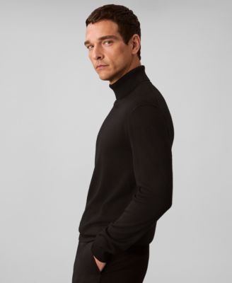 Men's Merino Wool Blend Turtleneck Sweater