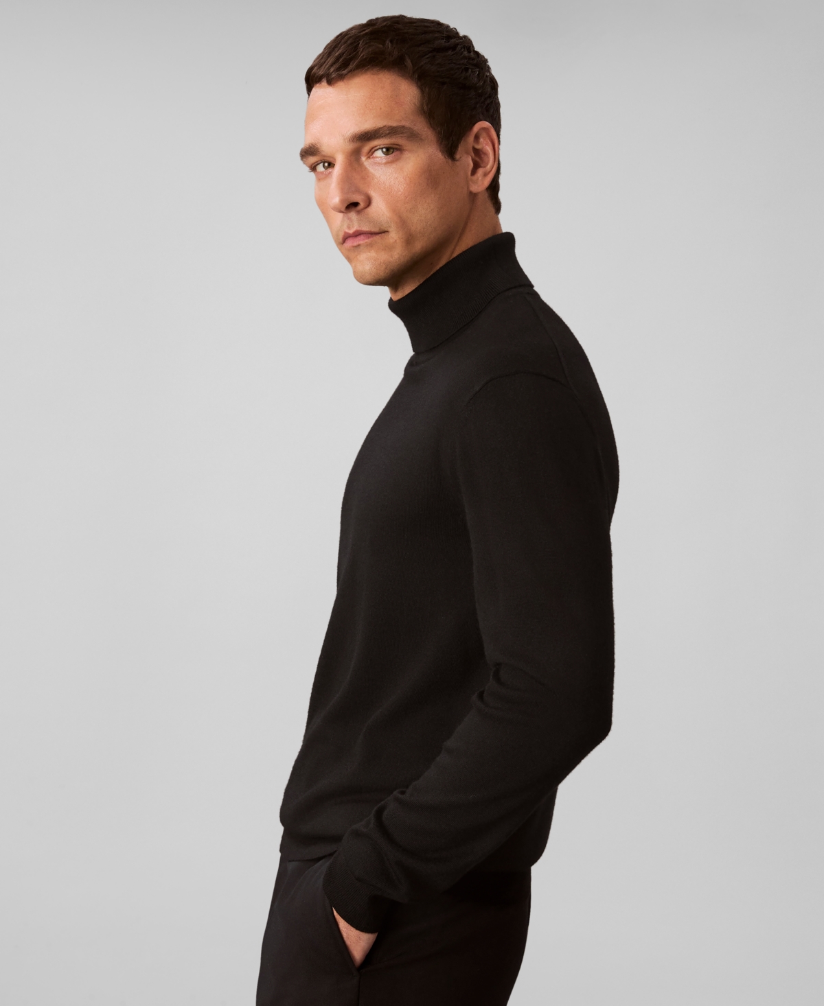 Calvin Klein Men's Merino Wool Blend Turtleneck Sweater