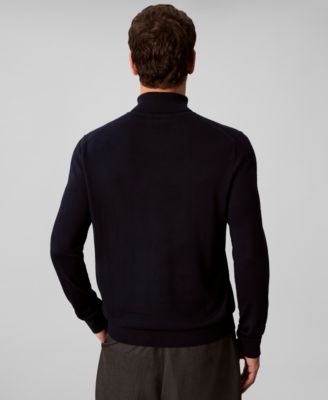 Men's Merino Wool Blend Turtleneck Sweater