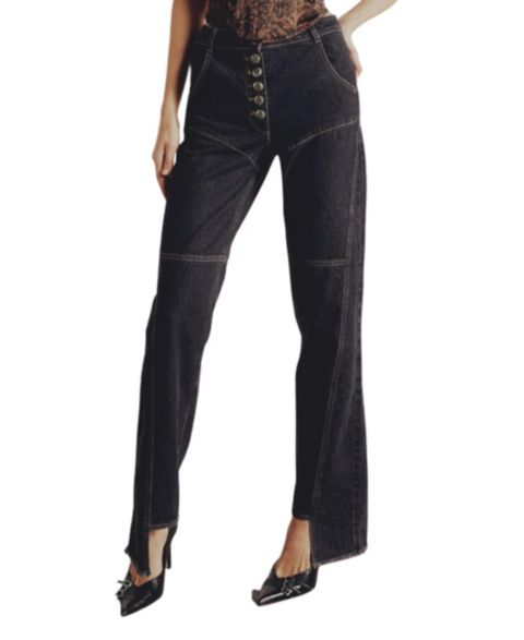 Женские джинсы PCFG Your Itch Bootcut, цвет: Чёрный