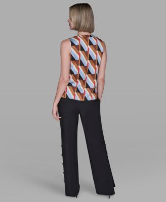 Women's Printed Sleeveless Top