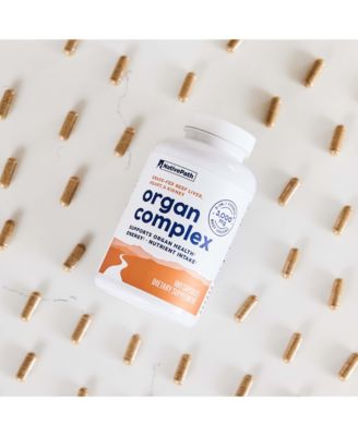 Grass Fed Beef Organ Complex - Liver, Heart, Kidney Supplement for Energy & Immune Support - New Zealand Sourced, 30 Servings