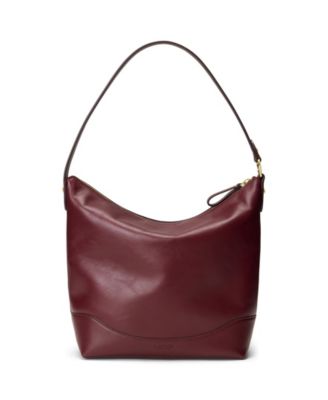 Large Smooth Leather Tasha Bucket Bag
