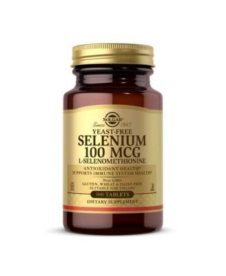 Yeast-Free Selenium ,100 mcg ,100 Tabs