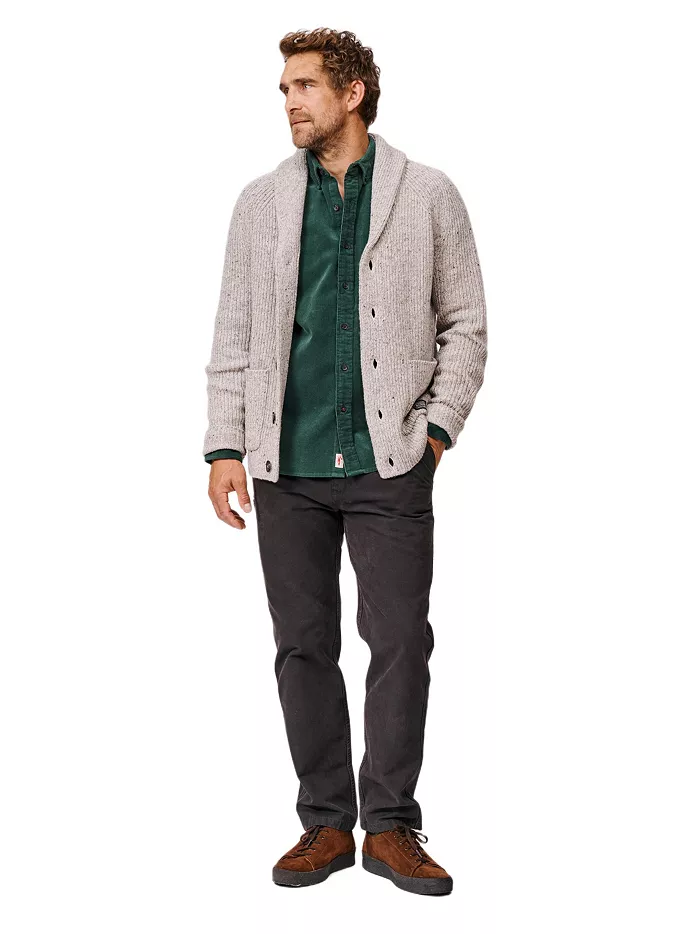 Men's Studham Shawl Collar Cardigan - thumbnail 10