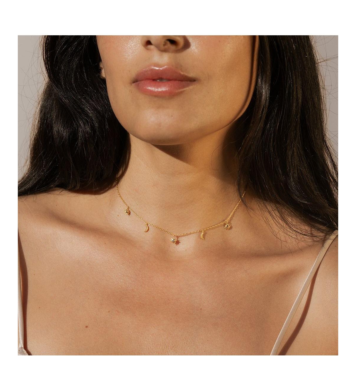 Enchanted Journey Celestial Choker Necklace