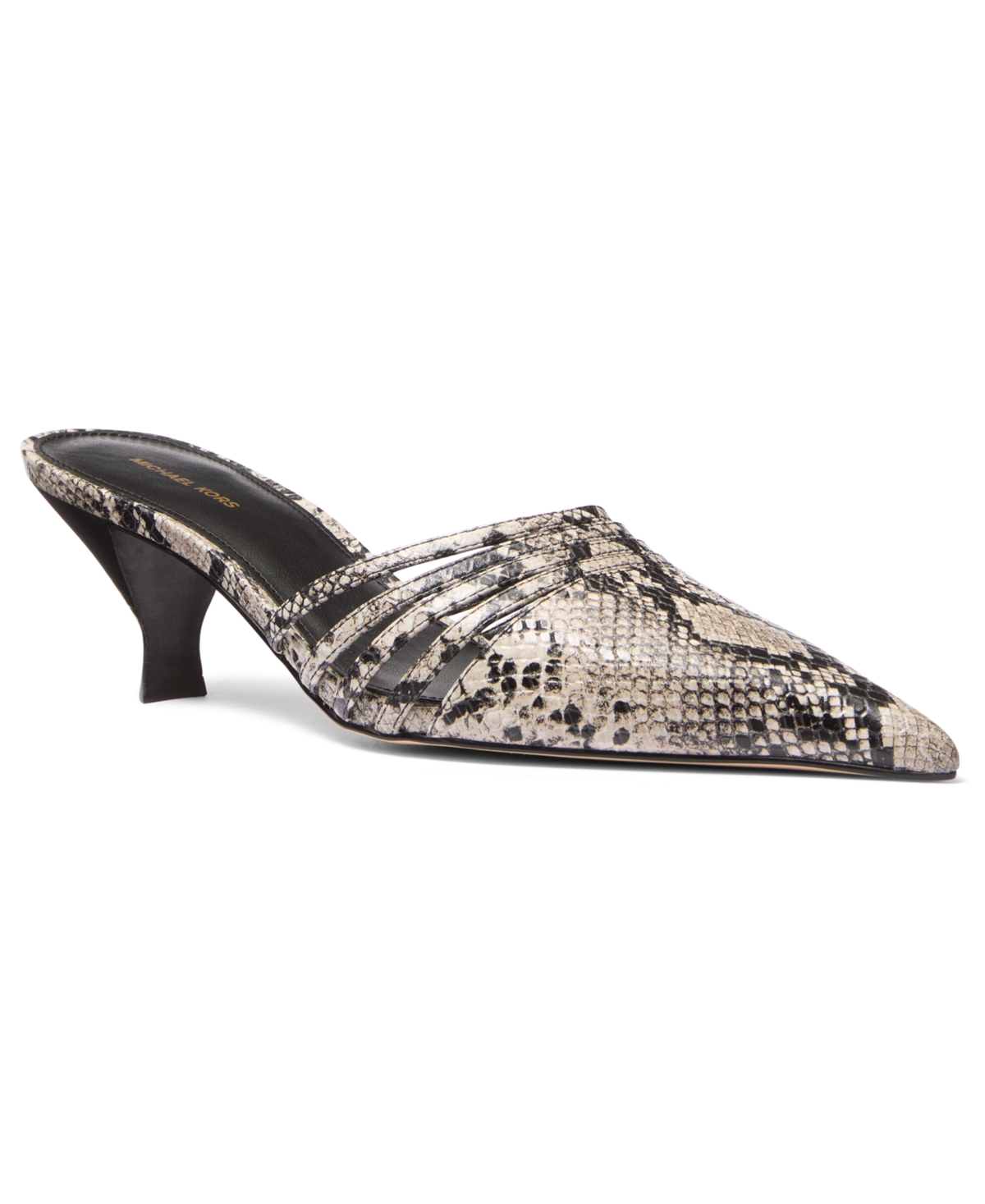 Michael Kors Michael  Women's Haisley Mule Pumps In Animal Print