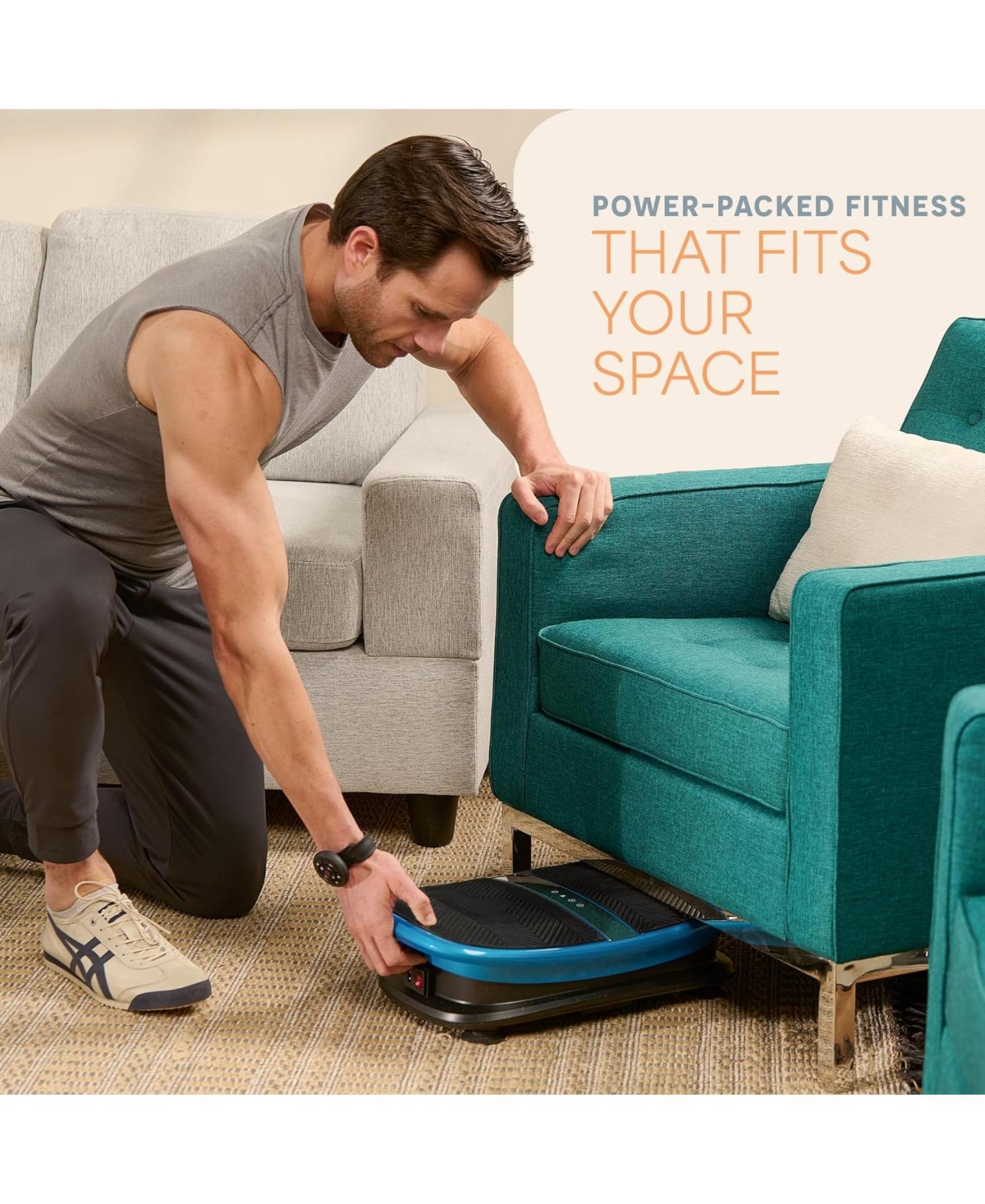 Lifepro Voice Controlled Vibration Plate – Full Body Platform with Remote Watch, Lymphatic Drainage & Muscle Recovery Support