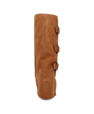 Women's Buckle Bunny Suede Leather Boot
