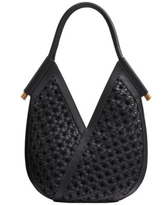 Baldwin Woven Grommet Shoulder Bag
