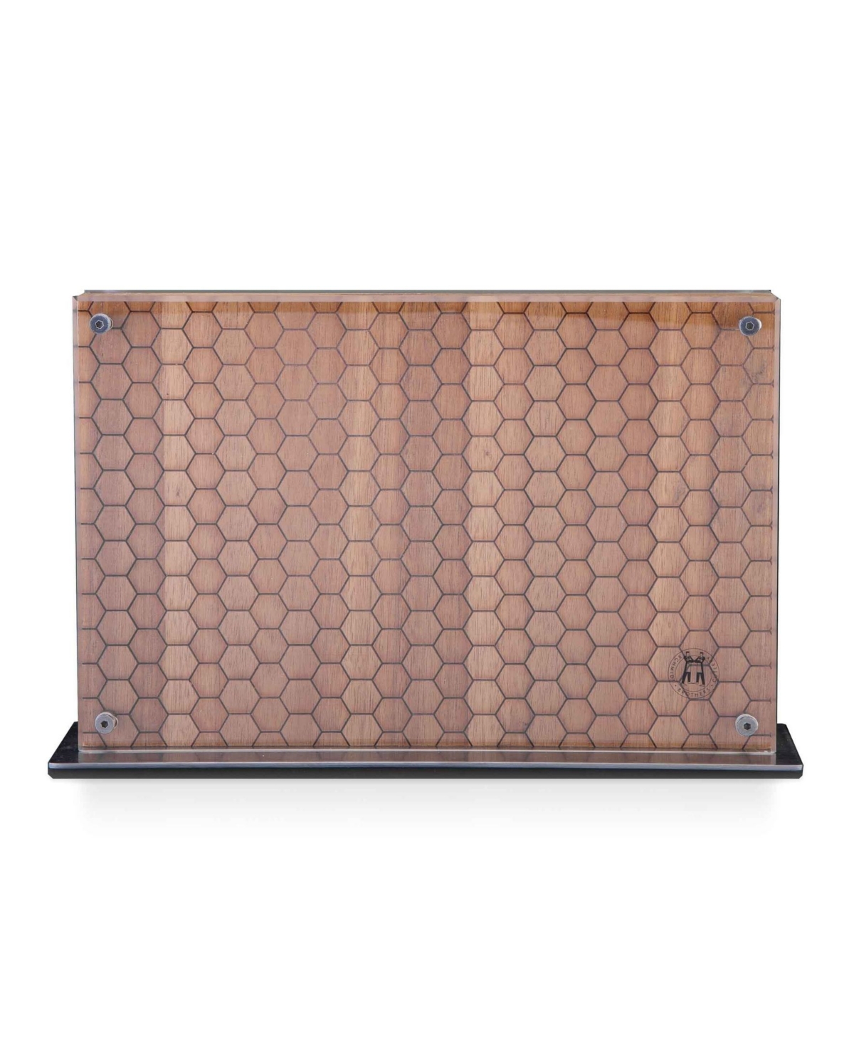 Schmidt Brothers Acacia Honeycomb Downtown Knife Block In Brown