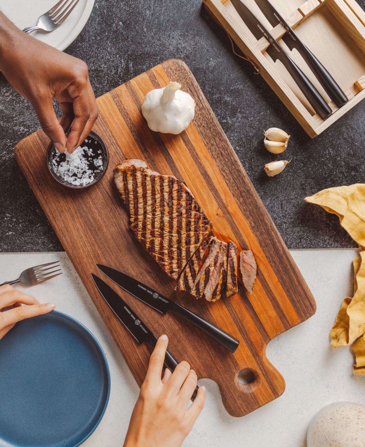 Schmidt Brothers Cutlery Jet 4-Pc. Steak Knife Set