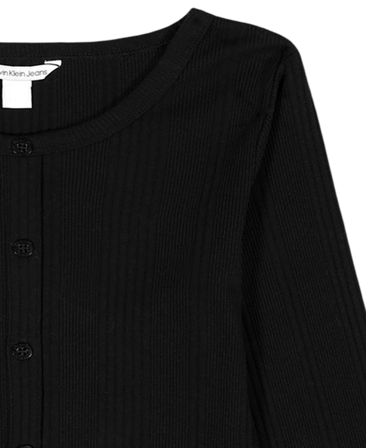 Calvin Klein Girls 7-16 Variegated Long-Sleeve Top