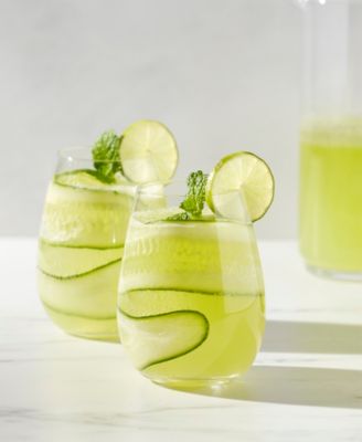 Tuscany Stemless Wine Glasses 6 Piece Value Set