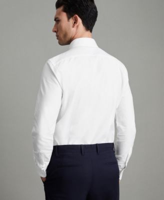 Men's Slim-Fit Button-Down Collar Cotton Oxford Dress Shirt