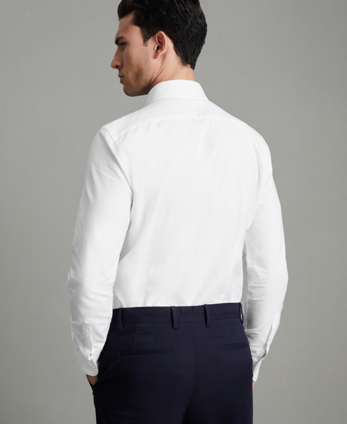 Reiss Men's Slim-fit Button-down Collar Cotton Oxford Shirt In White