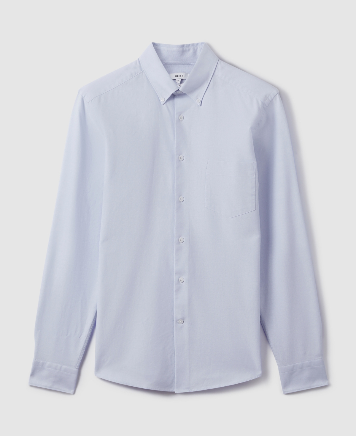 Reiss Men's Slim-fit Button-down Collar Cotton Oxford Shirt In Blue