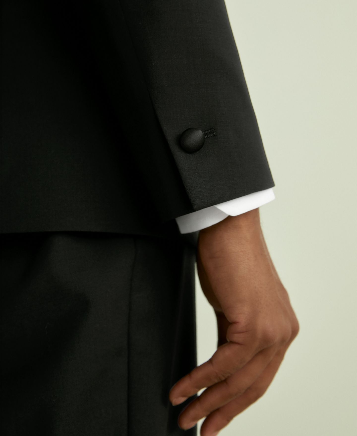 Мужские куртки REISS Poker Regular-Fit Single-Breasted Tuxedo Suit, цвет: Чёрный — фото 4