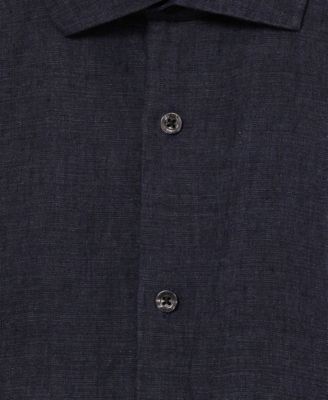 Men's Linen Short Sleeve Shirt