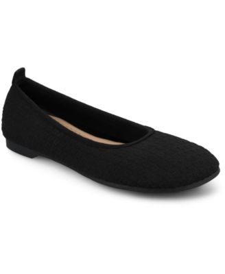 Women's Aria Knitted Round Toe Knit Flats