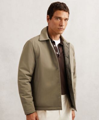 Men's Lightly-Padded Patch-Pocket Jacket