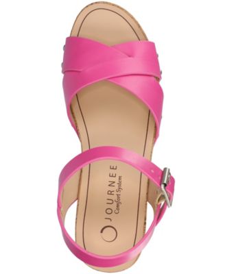 Womens Valentina Comfort System Ankle Strap Platform Dress Sandals