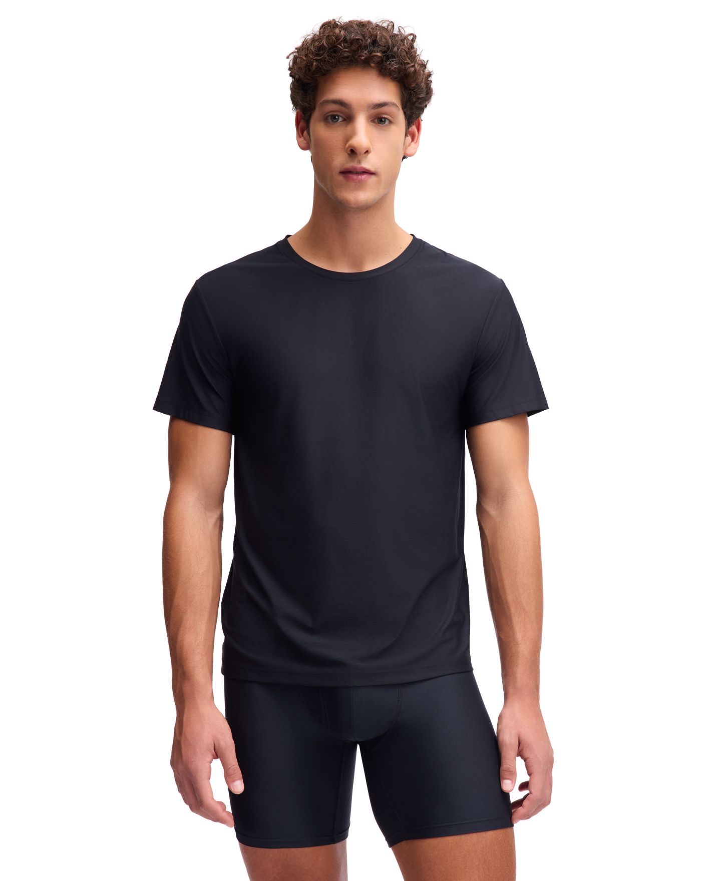 Мужские футболки Under Armour 2pk. Solid Performance Tech Mesh T-Shirts, цвет: Чёрный — фото 3