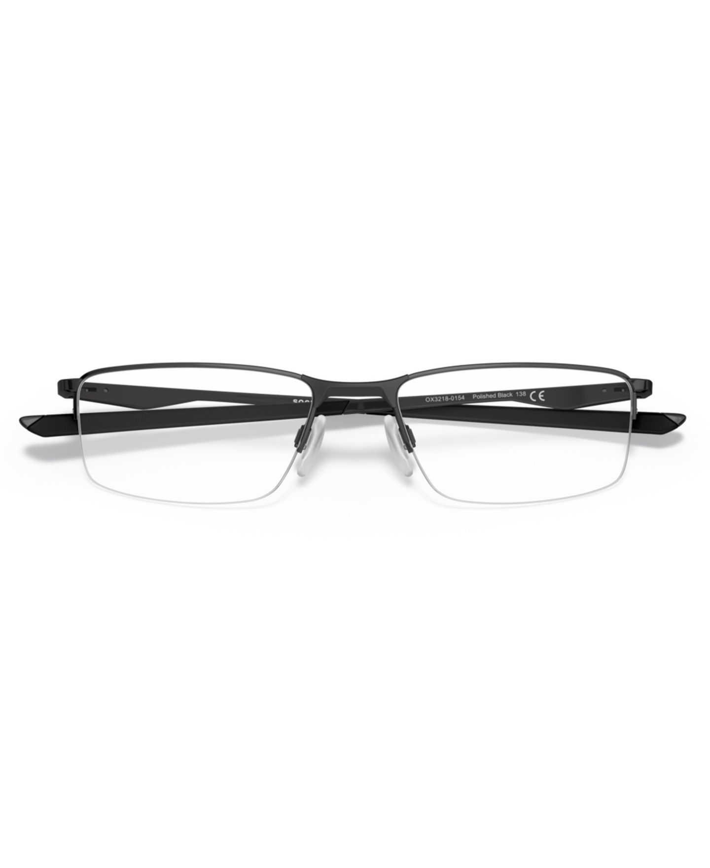 Мужские очки Oakley Man Rectangle Metal OX3218 Socket 5.5 Eyeglasses, цвет: Тёмный синий — фото 15
