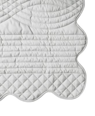 Scallop Microfiber 3-Pc. Quilt Set, Full/Queen