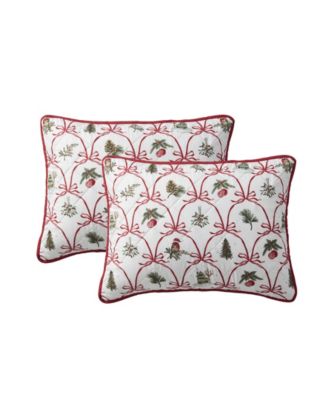 Christmas Bow Microfiber 2-Pc. Quilt Set, Twin