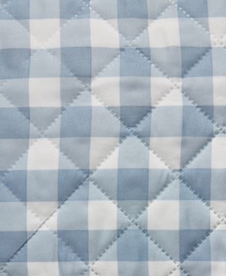Gingham Microfiber 3-Pc. Quilt Set, King
